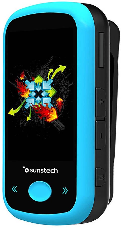 Reproductor MP4 SUNSTECH IBIZABT4GB 4 GB Negro y Azul