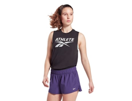 Camiseta de Mujer REEBOK Atlhete Tank Negro (XS)