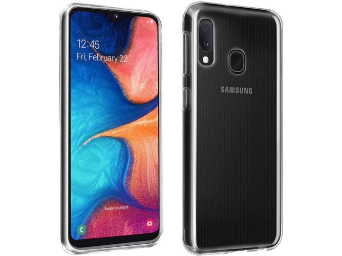 Carcasa Samsung Galaxy A20e AVIZAR Silicona Transparente