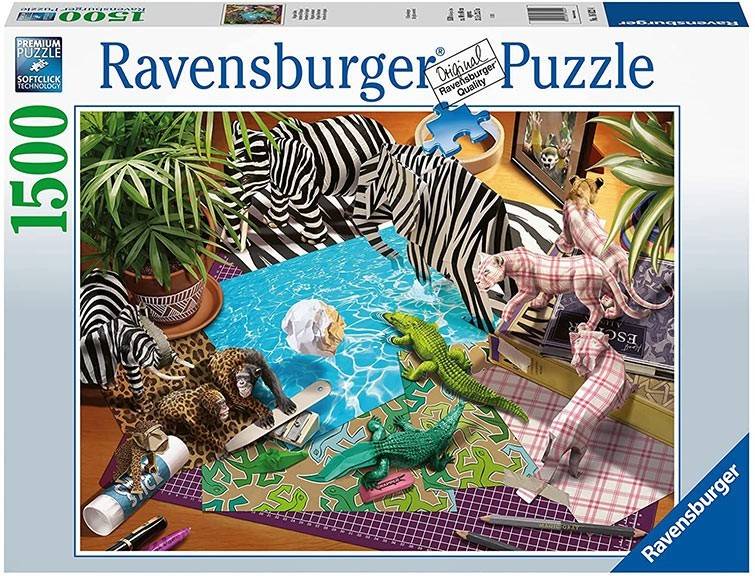 Puzzle RAVENSBURGUER Aventura De Origami (Edad Mínima: 14 Anos - 1500 Piezas)