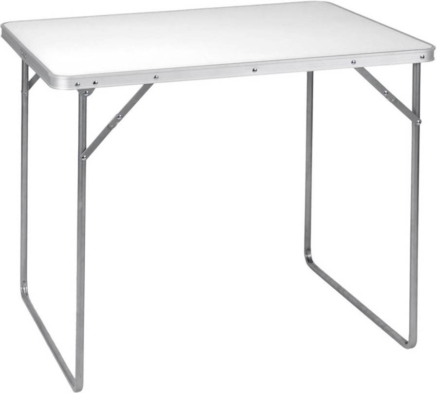 Mesa de Camping EDM Plegable de Aluminio (80x60x69cm)