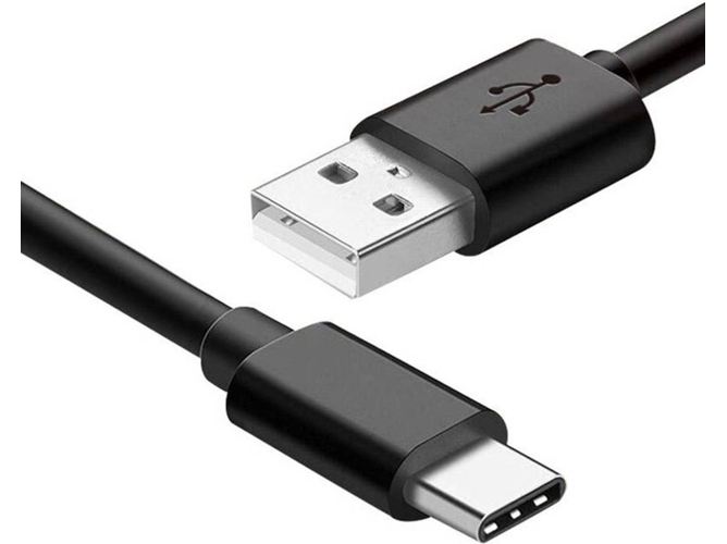 Cable de Carga Rápida GOEIK C2USB2-4A-1-P (Tipo C para USB - 1 M/2.4 A - Negro)