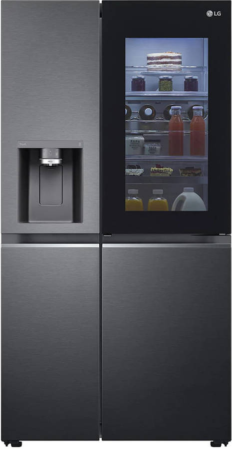 Frigorífico Americano LG GSXV90MCDE (No Frost - 179 cm - 635 L - Negro)