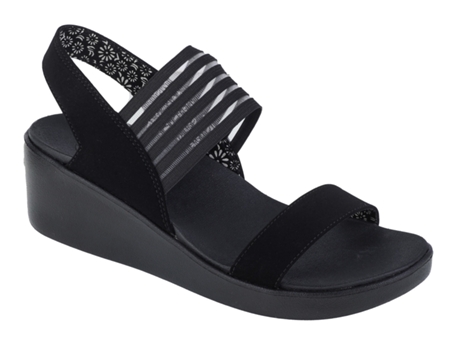 Sandalias Mujer SKECHERS (41 - Sintético - Negro)