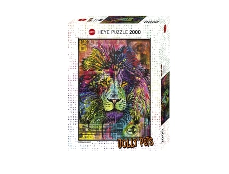 Puzzle 2000 pcs Jolly Pets, Lions Heart (9 años)