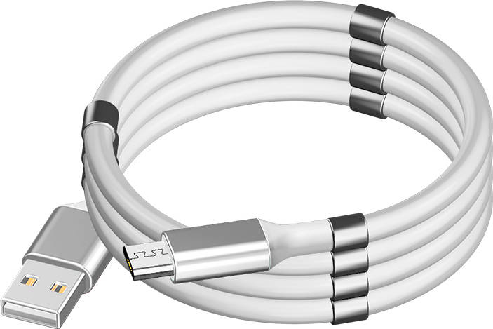 Cable ITAL PK01 (USB - Micro USB - 90 cm - Blanco)