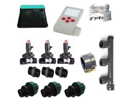 Kit de riego TORO Tempus de 3 Zonas 9V Oferta exclusiva