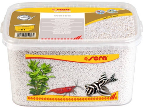 Arena Decorativa de Peces SERA 1-3 mm (Blanco - 6 L)