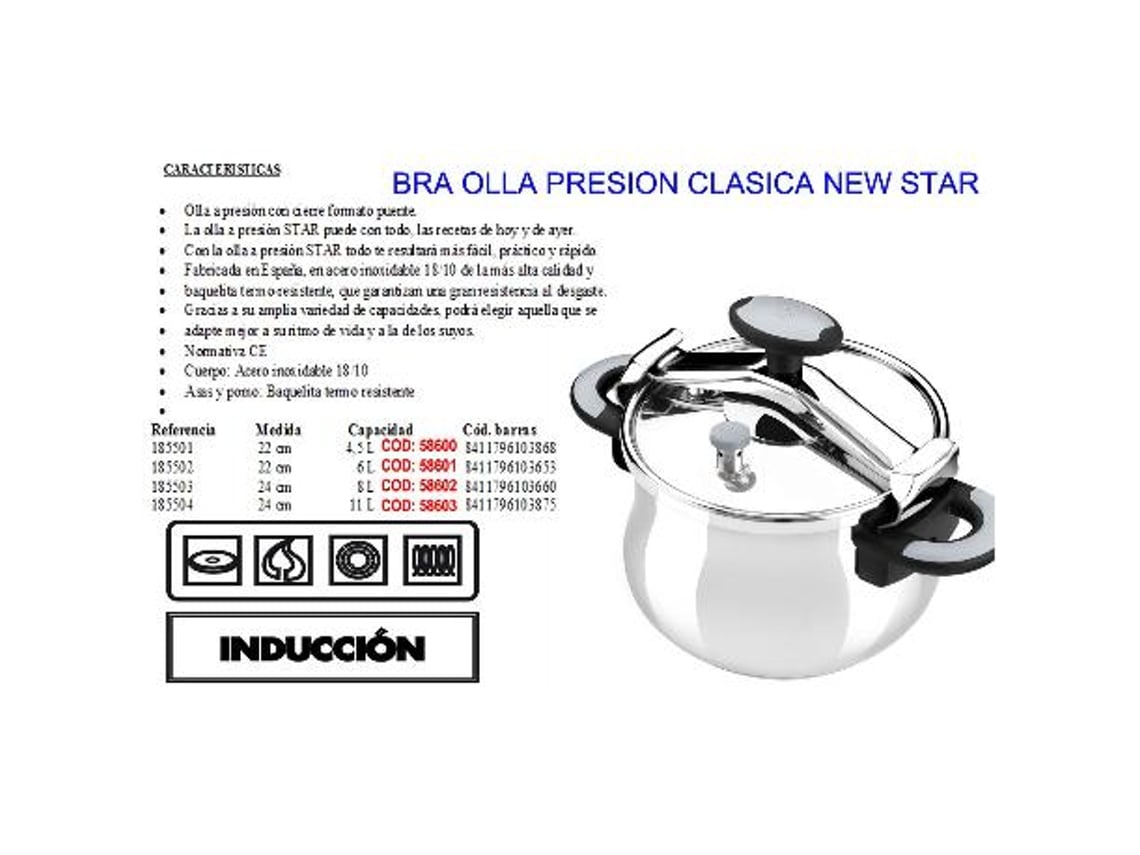 Pressure Cooker New Star - BRA