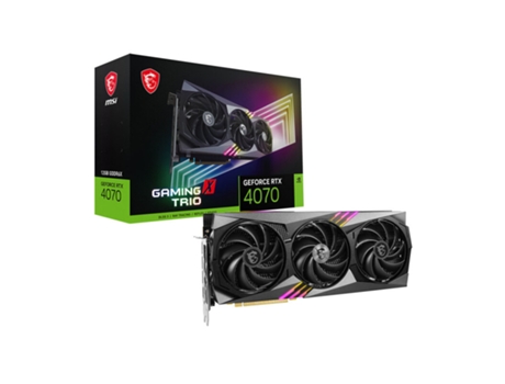 Tarjeta gráfica MSI RTX 4070 Gaming X TRIO 12G