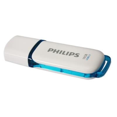 Pen Drive USB 3.0 PHILIPS 16 GB Snow Edition Azul