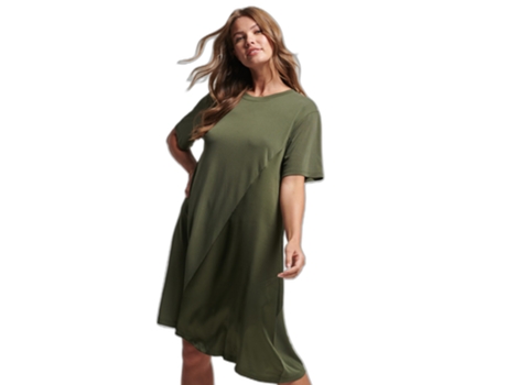 Vestido para Mujer SUPERDRY (XS - Viscosa - Verde)