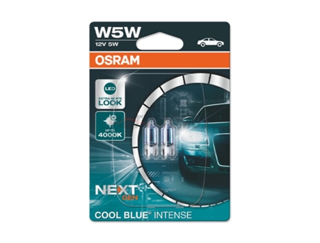 Kit 2 Lámparas W5W 12V5W Cool Blue Intense® Next Gen OSRAM