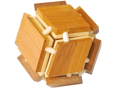 Puzzle FRIDOLIN (Madera - Marrón - 9 x 9 x 9 cm)