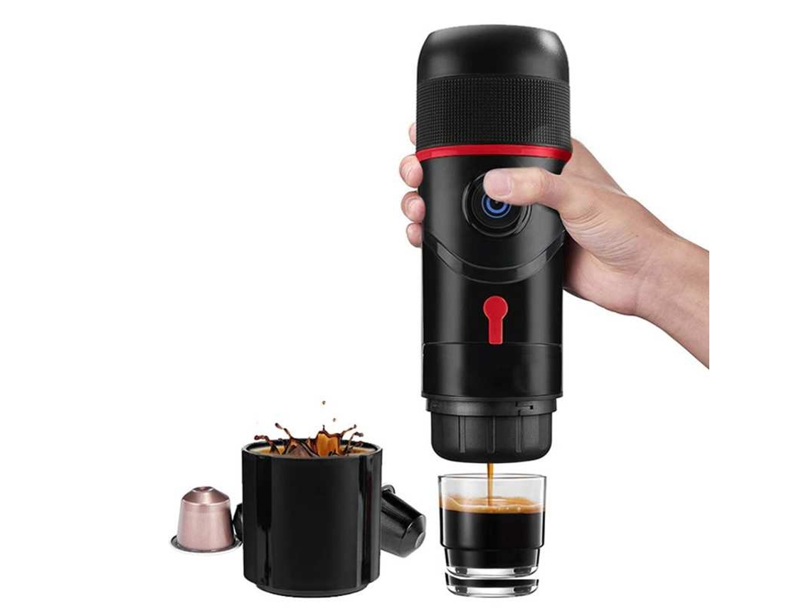 HiBREW-cafetera portátil para coche y hogar, máquina de café