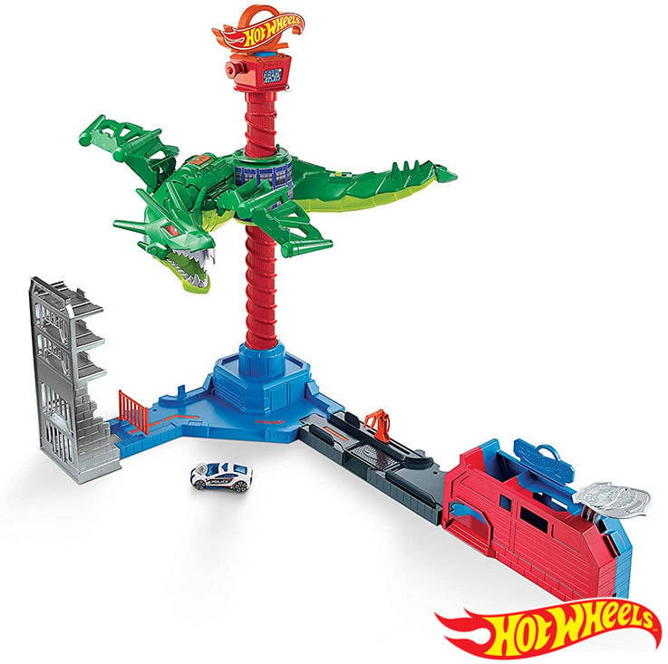 Pista HOT WHEELS - Pista de ataque aéreo del dragón