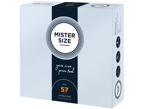 MISTER.SIZE Preservativos de 57 mm 36 unidades MISTER SIZE