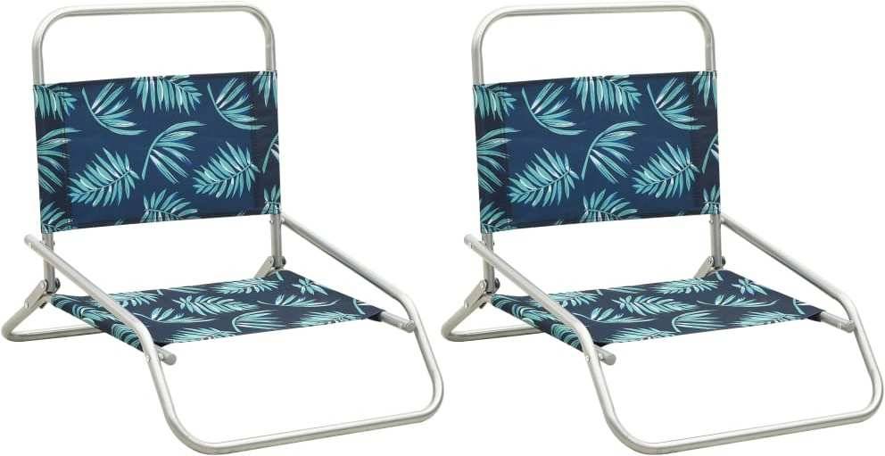 Silla de Playa VIDAXL Plegable 310373 (51x61x58 cm - Tela)