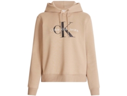 Sudadera de Mujer CALVIN KLEIN JEANS Mol Icônico Monologo Marrón (XS)