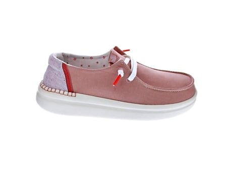 Mocasines de Mujer HEY DUDE Tecido Rosa (36)