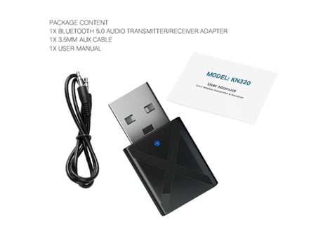 Mini transmisor receptor de Audio Bluetooth 5,0, conector de 3,5mm, AUX, RCA, adaptador inalámbrico de música estéreo USB para auriculares de coche...