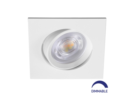 Built -in LED Spot 3en1 White Square 7W IP20 Dimmable BRAYTRON