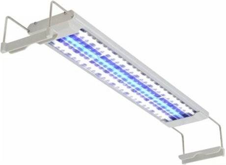 Iluminación LED para Peces VIDAXL (Gris - 50-60cm - Aluminio)