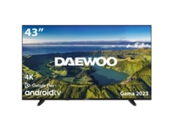 Smart TV DAEWOO 43DM72UA (Negro - F - 43" - 4K Ultra HD)