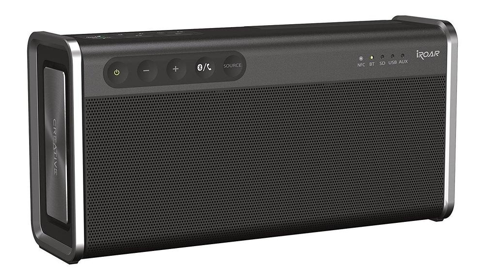 Altavoz Bluetooth CREATIVE Iroar Go Blac (Negro -  Autonomía: 12 h)