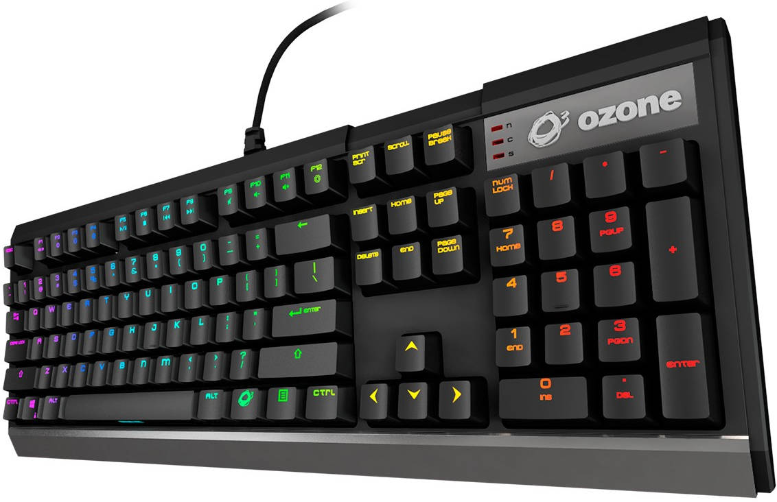 Teclado Gaming OZONE Strike X30 (Mecánico - Inglés - Negro)