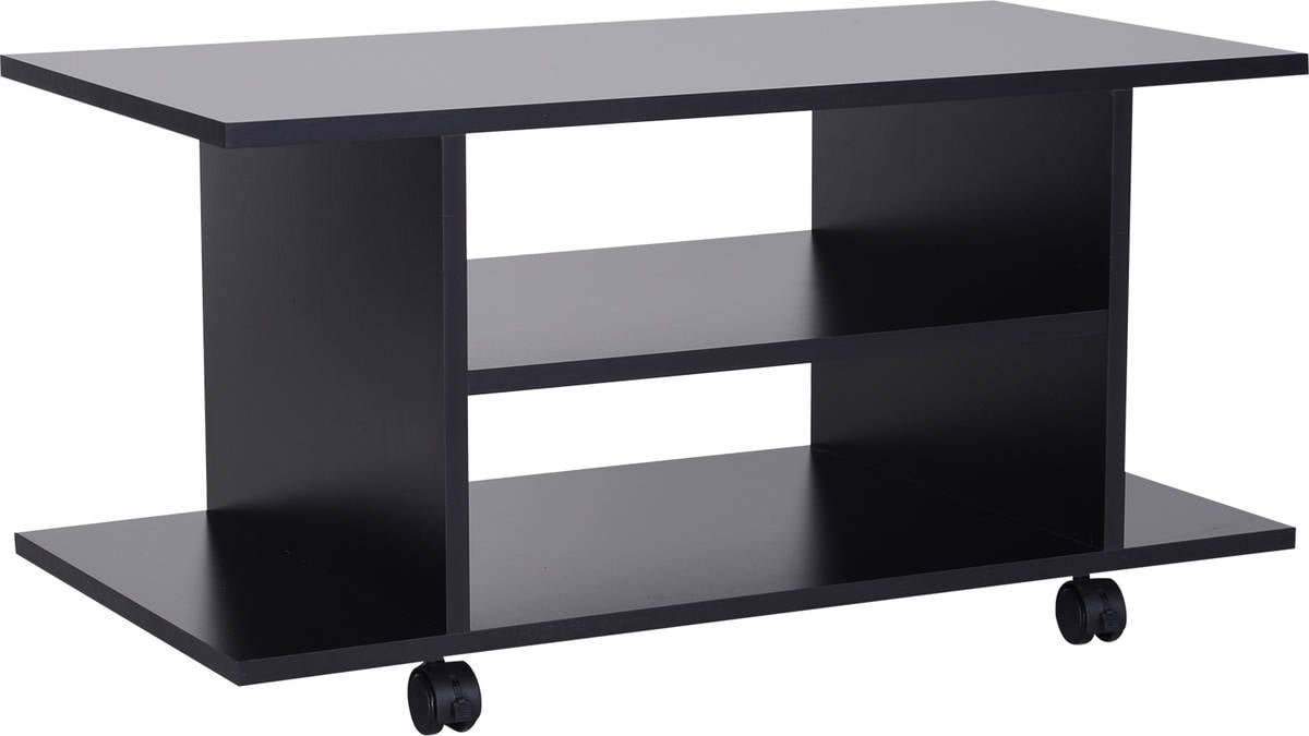 Mueble TV HOMCOM Negro (40x40x80 cm)