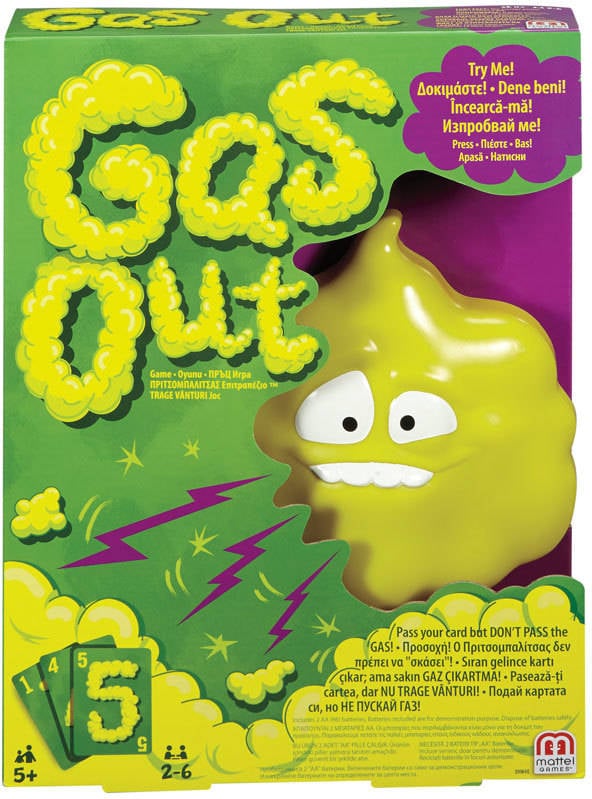 Juego Educativo MATTEL Gas Out (Edad Mínima: 5 Años - 20,5 x 5,5 x 27 cm)