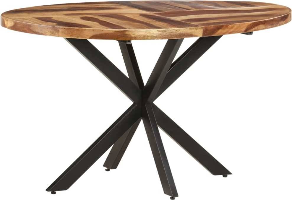 Mesa de Comedor VIDAXL (Marrón - Madera - 140 x 80 x 75 cm)