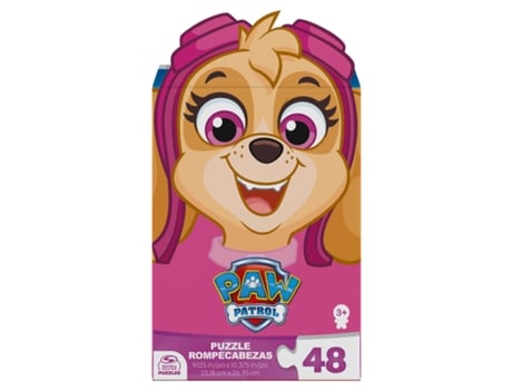 Puzzle SPIN MASTER Games PAW Patrol, Rompecabezas de 48 piezas de Skye, Rompecabezas para niños de PAW Patrol, Juguetes de PAW Patrol de Nickelodeo...