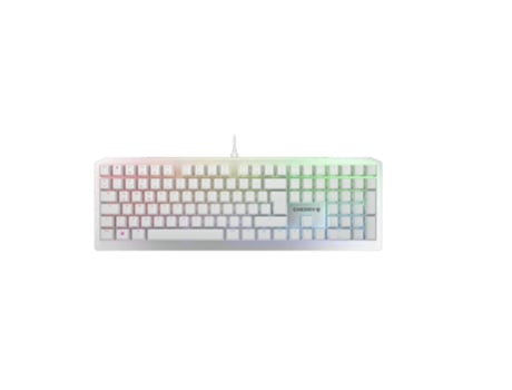 Teclado CHERRY Plata,Blanco