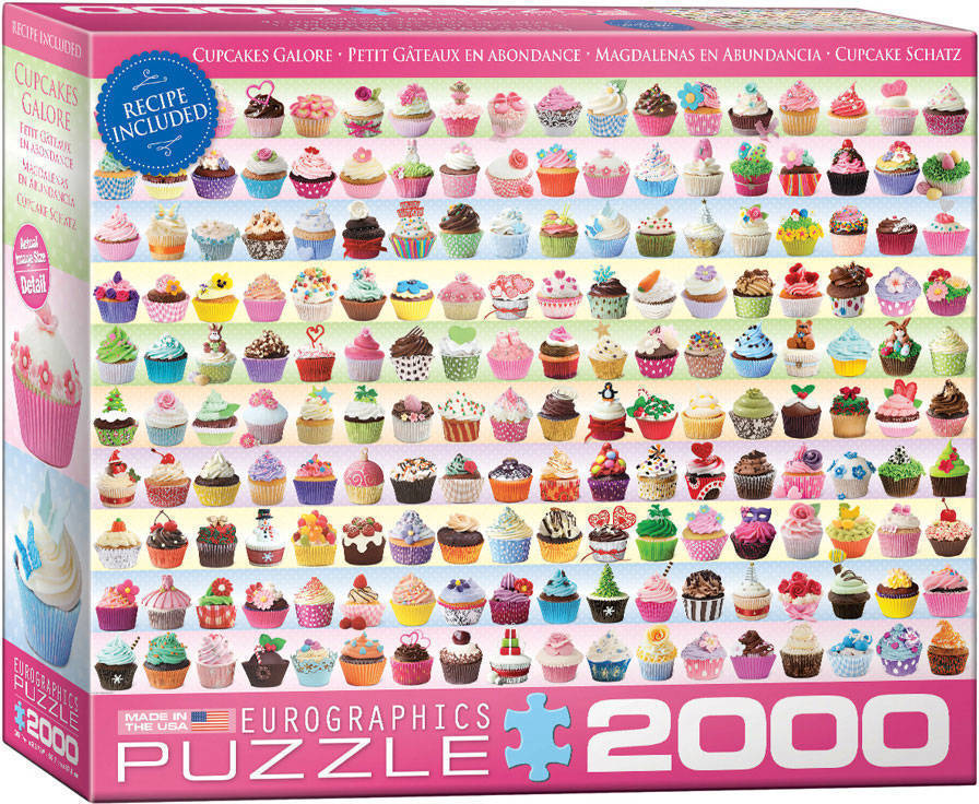 Puzzles EUROGRAPHICS Cupcakes Galore 2000 pcs (1000 piezas)