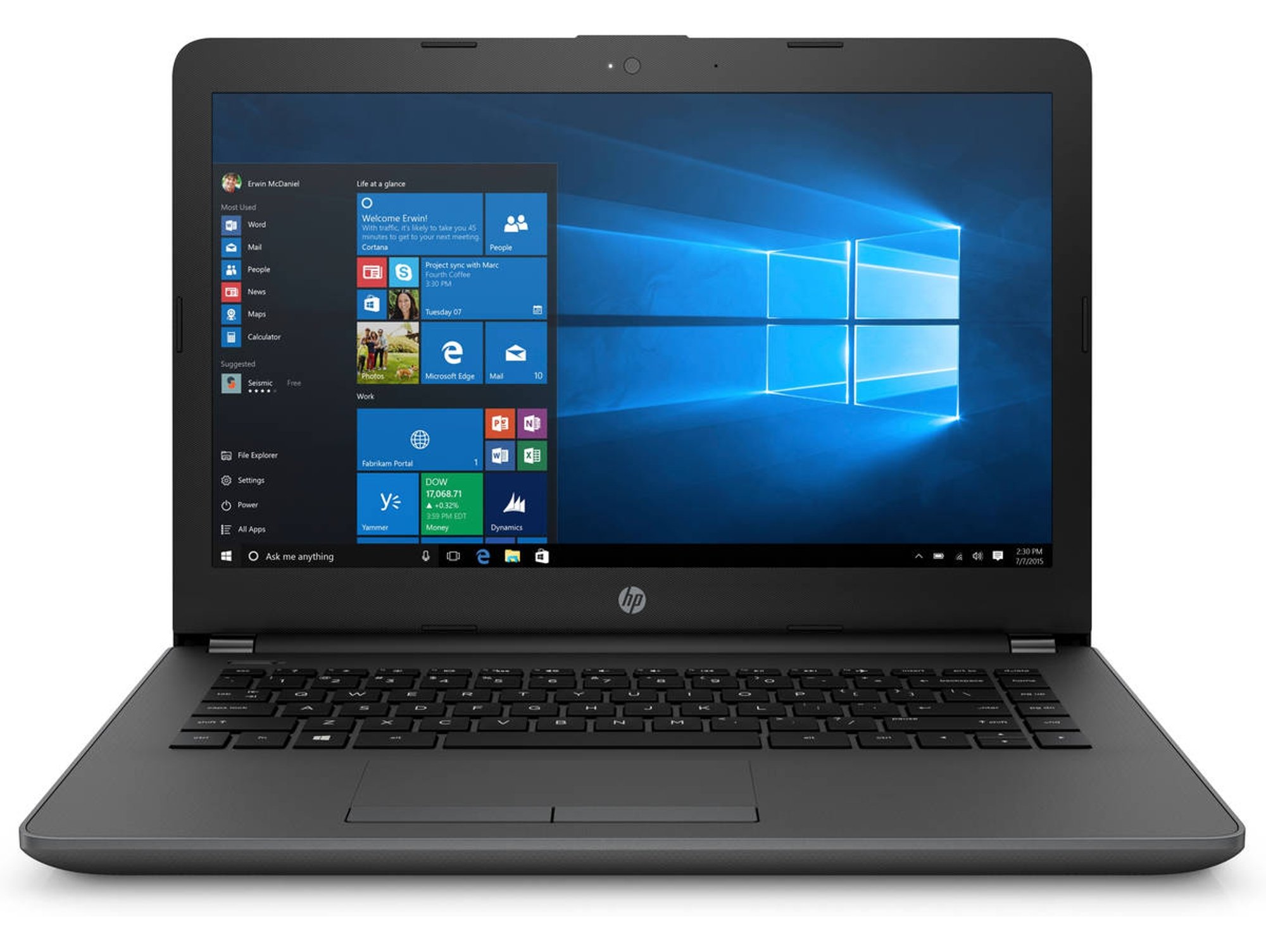 Portátil HP 240 G6 (14'' - Intel Core i3-7020U - RAM: 8 GB - 256 GB SSD - Intel HD 620)