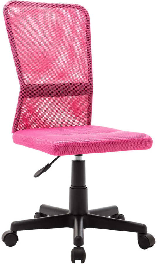 Silla de Escritorio Operativa VIDAXL Rosa (Brazos Fijos - Malla)