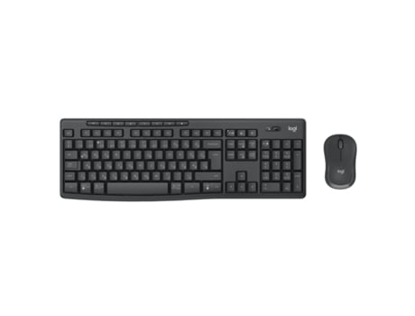 Teclado y Ratón LOGITECH MK370 (Grafito - Bluetooth - Qwerty hebreo)