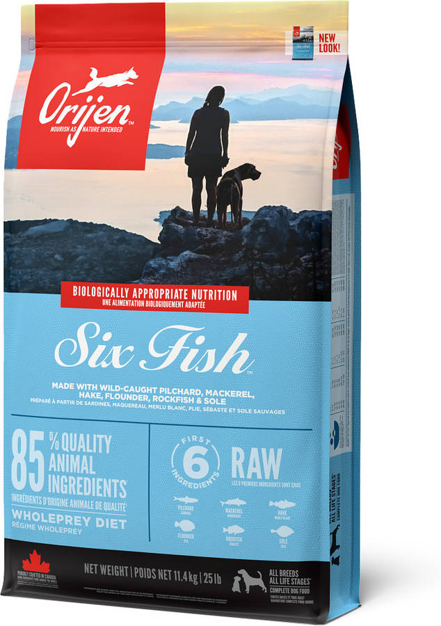 Orijen 6 Fish comida para perro 11 kg 1 saco pienso 11.4kg