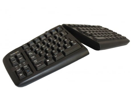 Teclado BAKKERELKHUIZEN Goldtouch Adjustable V2 (Francés - Negro)