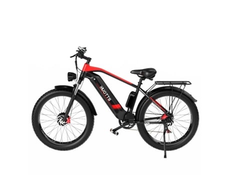 Bicicleta eléctrica DUOTTS F26 17.5AH 1500W 55KM/H 26*4 Negro y rojo