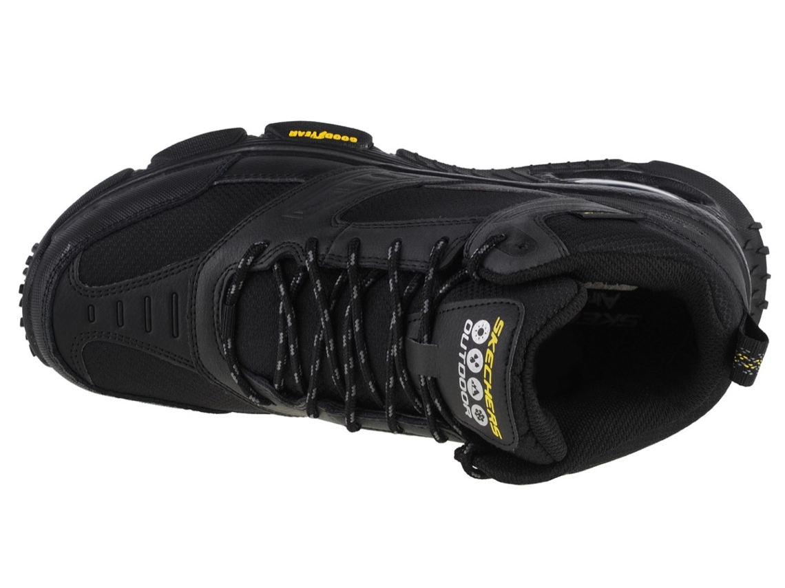 Zapatos skechers 2024 hombre negro waterproof