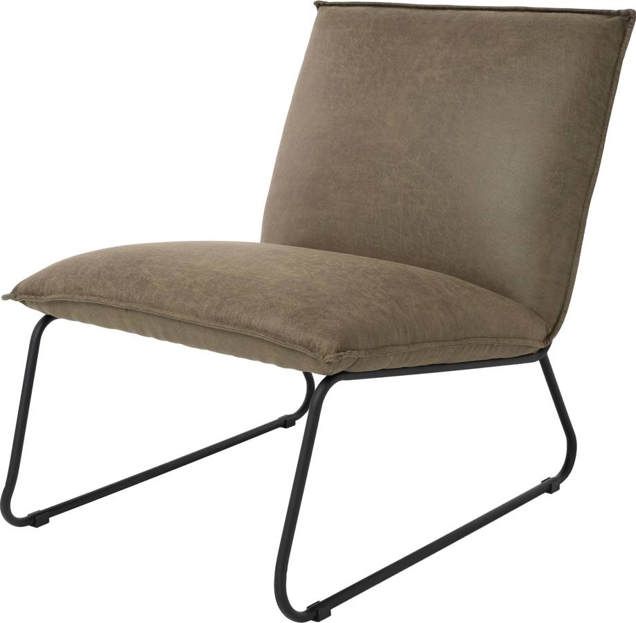 Sillón WOMO-DESIGN (Verde - Piel de Microfibra - 85x63x76 cm)