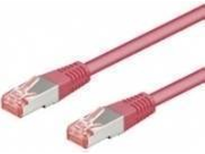 Cable de Red GOOBAY (RJ45 - 2 m - Rosa)