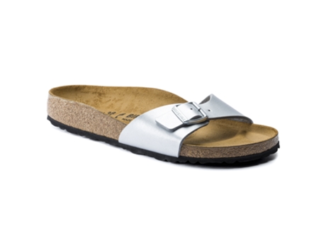 Sandalias de Mujer BIRKENSTOCK Madrid Birko Flor Plateado (43)