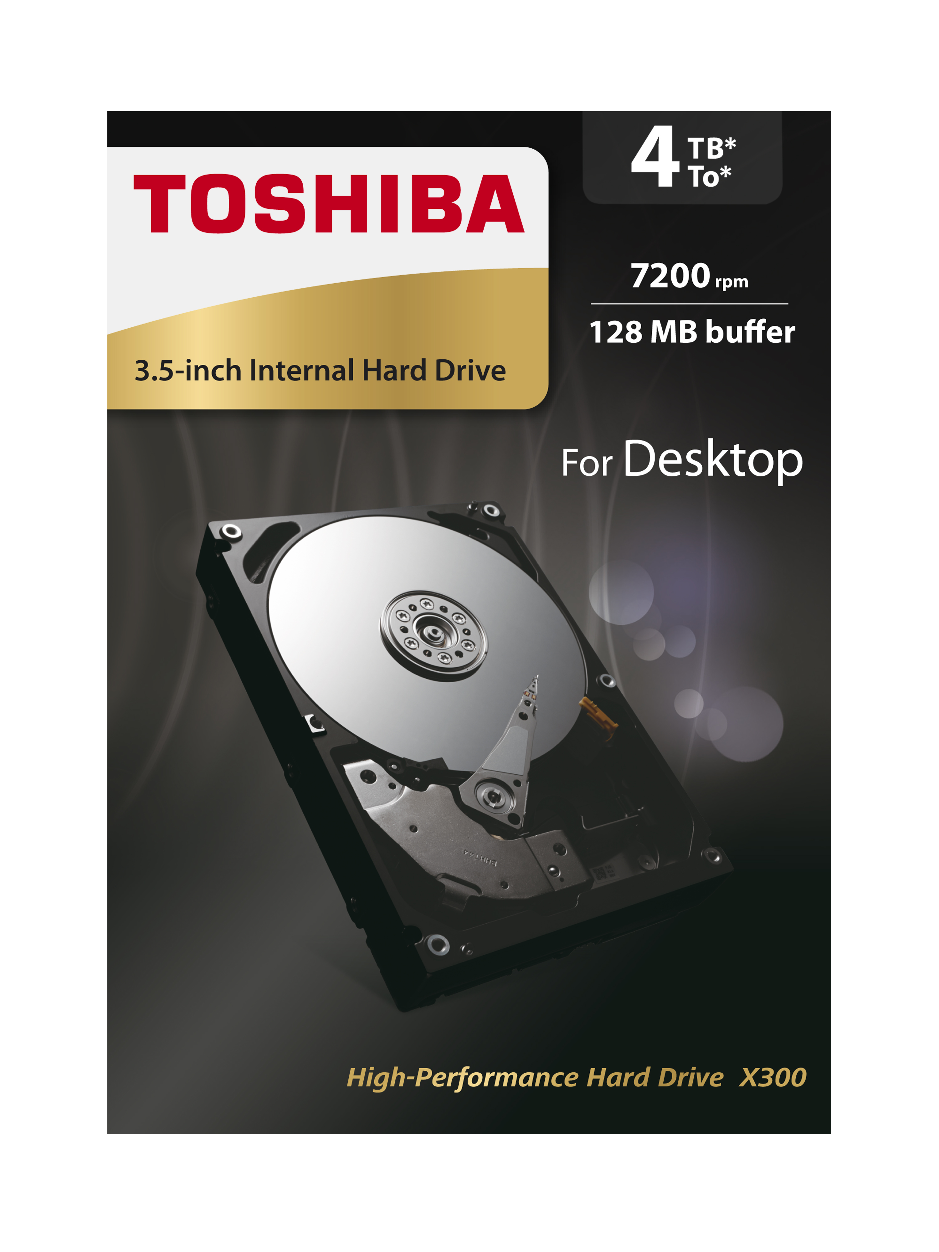 Disco Duro De 4tb toshiba x300 serial ata iii 3.5 interno 4000gb 4000 sata 4 hdwe140uzsva 7200 35