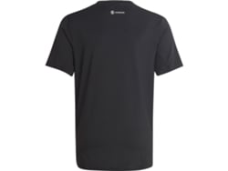 Camiseta para Niños ADIDAS SPORTSWEAR Ti Negro (7/8 Años)