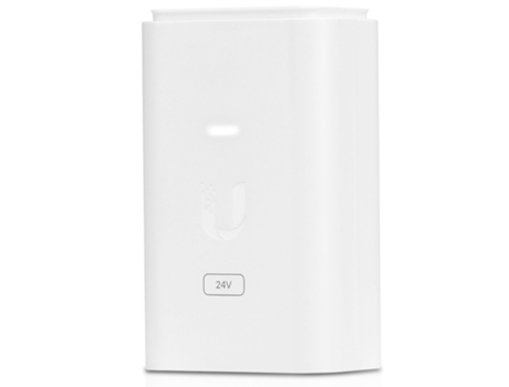 Adaptador de fuente de alimentación o inyector PoE de Networks modelo POE-24-7W-G-WH ISP 24V con 7W a 0.3A Giga Blanco UBIQUITI