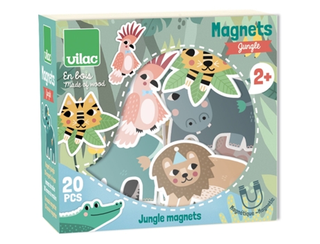 Jogo de Mesa VILAC Jungle Magnets By Michelle Carlslund (2 Anos)